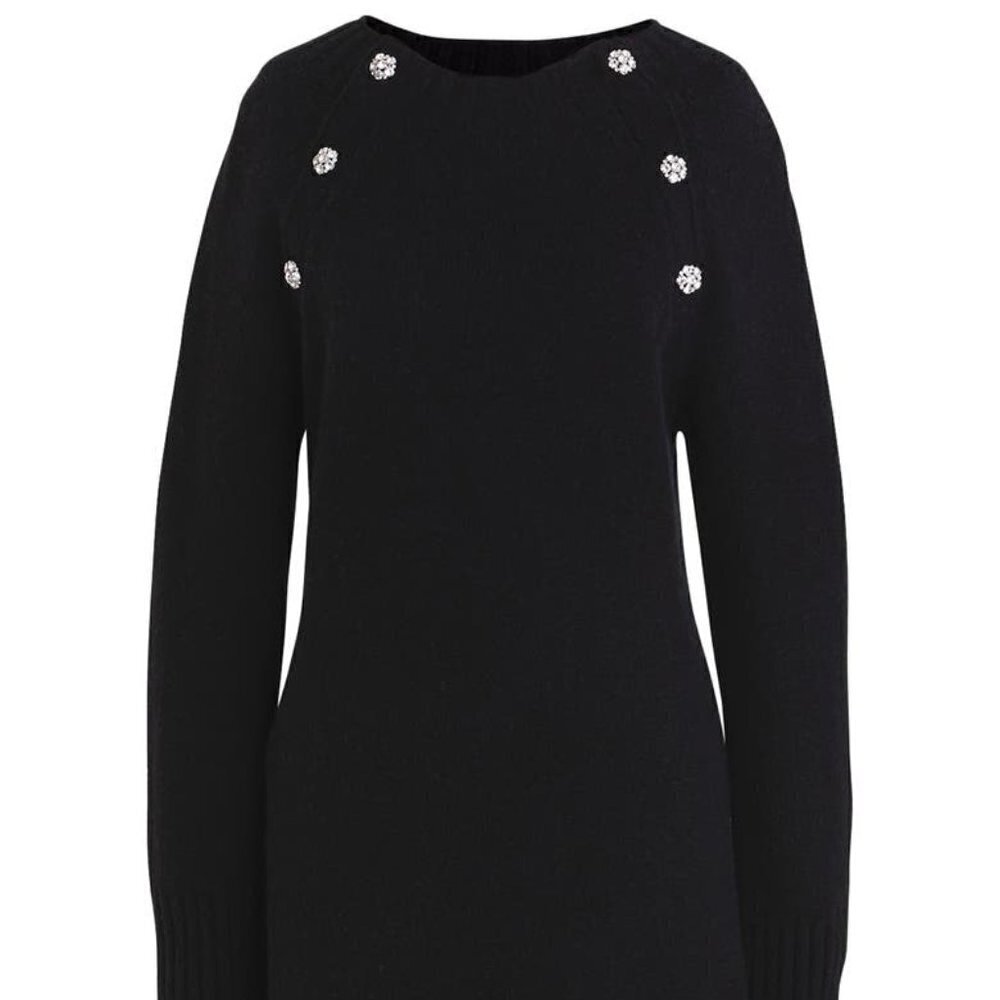 J.Crew Lance Jewel Button Sweater Dress (XS)